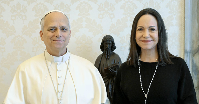 Pope Leo XIV Meets Maria Corina Machado at the Vatican Before Her Expected Trump Summit