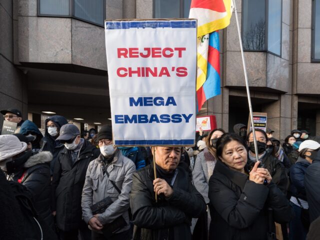 LONDON, UNITED KINGDOM - JANUARY 17, 2026: Demonstrators including Tibetans, Uyghurs and H