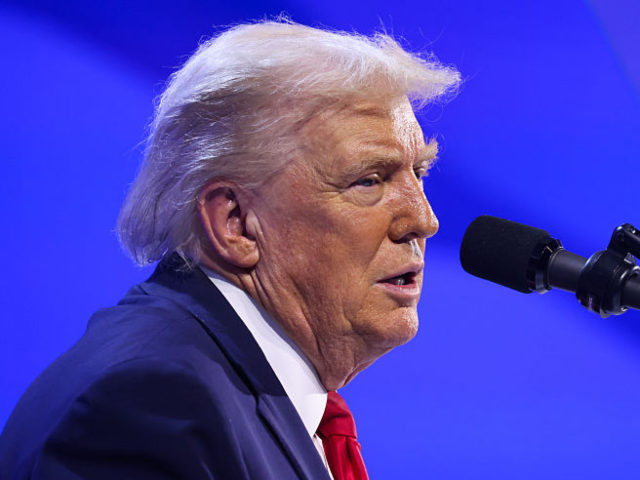 US President Donald Trump during the World Economic Forum (WEF) in Davos, Switzerland, on