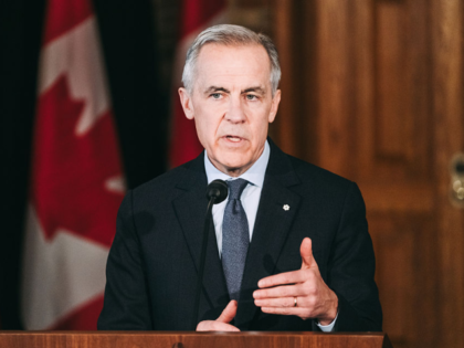 Mark Carney, Canada's prime minister, speaks in Quebec City, Quebec, Canada, on Thurs
