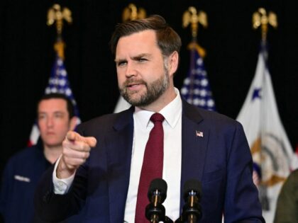 US Vice President JD Vance speaks at Royalston Square in Minneapolis, Minnesota, on Januar