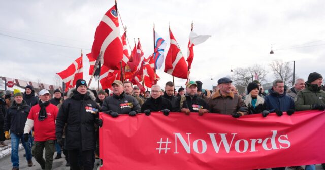Danish Veterans Hold Protest Outside U.S. Embassy in Copenhagen