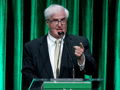 Ron Conway speaks onstage during the 2022 Sandy Hook Promise Benefit at The Ziegfeld Ballr