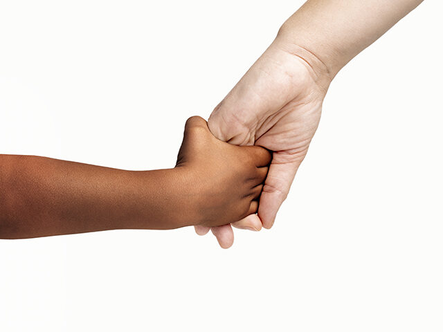 child hand parent