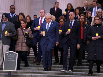 GettyImages2254977713 U.S. Senate Minority Leader Chuck Schumer (D-NY) and U.S. House Minority Leader Hakeem Jef