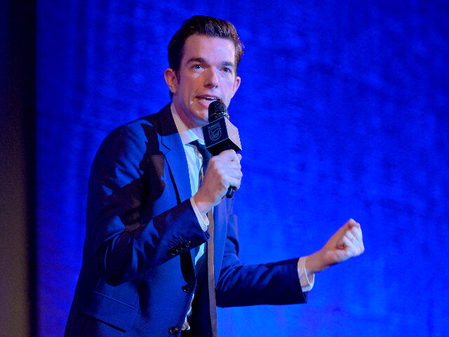NEW YORK, NEW YORK - APRIL 30: John Mulaney performs onstage at NRDC's "Night of