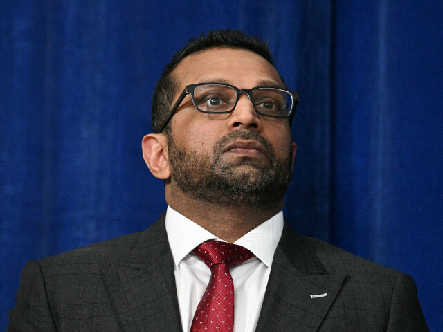 Kash Patel FBI Director Kash Patel looks on as President Donald Trump speaks to the press following U