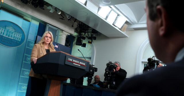 
                            Leavitt Torches Reporter for Smearing ICE Agent: 'You're a Left-Wing Hack'