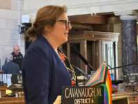 Nebraska State Sen. Machaela Cavanaugh Tears Down PragerU Historical Exhibit from State Capitol Wal