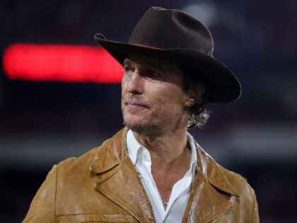 ATHENS, GEORGIA - NOVEMBER 15: Actor Matthew McConaughey is pictured before a game between