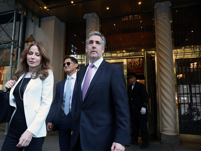 NEW YORK, NEW YORK - MAY 20: Michael Cohen, former personal lawyer to Donald Trump, and at