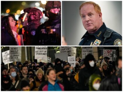 Portland’s ‘Cry Baby’ Chief Melts Down in Press Conference over TdA Shooting (AP Pho