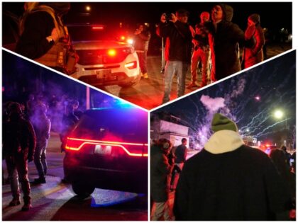 Rioters Smash into ICE Vehicles -- Minneapolis Police Stand Down (AP Photos)