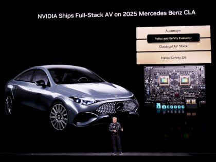 Nvidia self driving car with Mercedes