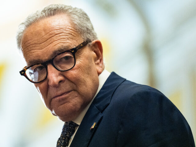 Partial Government Shutdown U.S. Senate Minority Leader Charles Schumer (D-NY) during a press conference on Capitol Hi