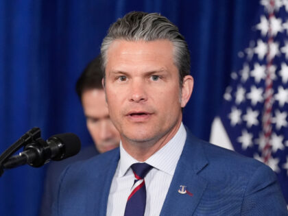 Defense Secretary Pete Hegseth speaks at Mar-a-Lago, Saturday, Jan. 3, 2026, in Palm Beach