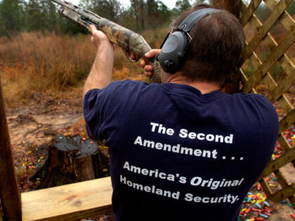 Matthew Heck, one of the faculty advisers for the Second Amendment Academy club at Montgom