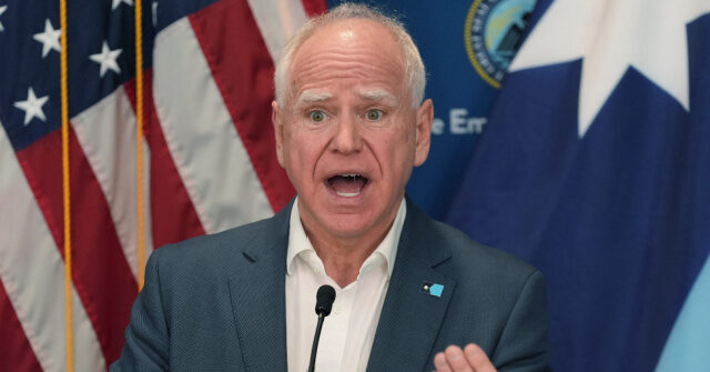 
                            Tim Walz Insinuates Fatal ICE Shootings Are Kicking Off a Civil War