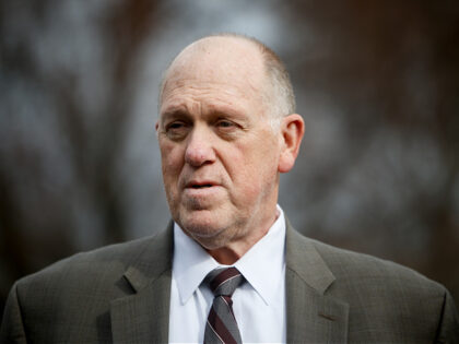 Tom Homan, White House border czar, speaks to members of the media outside of the White Ho