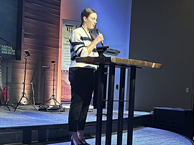 The president of the Turning Point USA chapter at a major Texas university is seeing God w