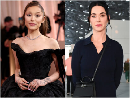 arianagrandekatyperry BEVERLY HILLS, CALIFORNIA - JANUARY 11: (FOR EDITORIAL USE ONLY) Ariana Grande attends the