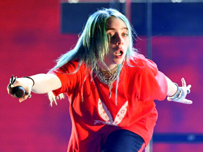 INGLEWOOD, CA - DECEMBER 09: Billie Eilish performs on stage during KROQ Absolut Almost A