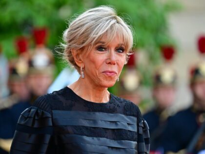 PARIS, FRANCE - JUNE 22: Brigitte Macron, wife of French President Emmanuel Macron, welcom