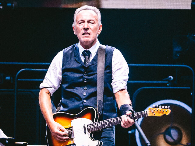 brucespringsteen American singer-songwriter and guitarist Bruce Springsteen with American band E Street Ban