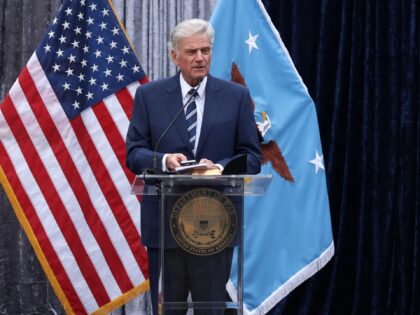 ARLINGTON, VIRGINIA - DECEMBER 17: Franklin Graham delivers sermon during a Christmas serv