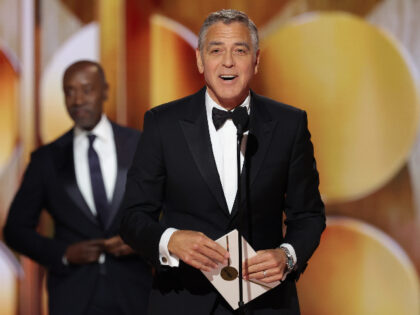 George Clooney at the 83rd Annual Golden Globes held at The Beverly Hilton on January 11,
