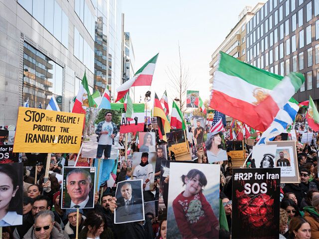 jan25-2026-worldwide-protesters-against-iran-regime-getty BRUSSELS, BELGIUM - JANUARY 25: Several thousand people gather during a demonstration agai