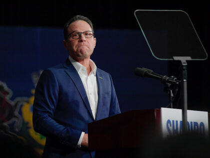 PHILADELPHIA, PENNSYLVANIA - JANUARY 8: Pennsylvania Gov. Josh Shapiro speaks to suppporte