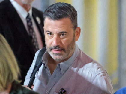 LOS ANGELES, CA - NOVEMBER 10: Jimmy Kimmel is seen on November 10, 2025 in Los Angeles, C