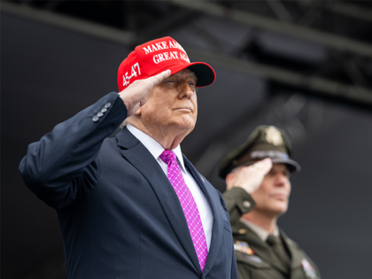 President Donald Trump delivers remarks at the 2025 U.S. Military Academy commencement at