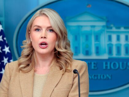 WASHINGTON, DC - DECEMBER 01: White House Press Secretary Karoline Leavitt addresses repor