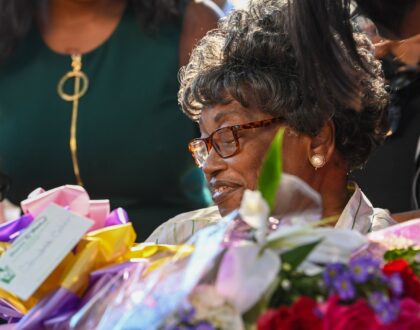 African-American civil rights pioneer Claudette Colvin pictured in 2021 when she petitione