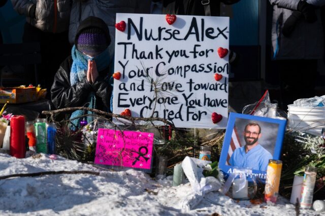 The day after a 37-year-old American man was shot dead by federal agents in the northern U