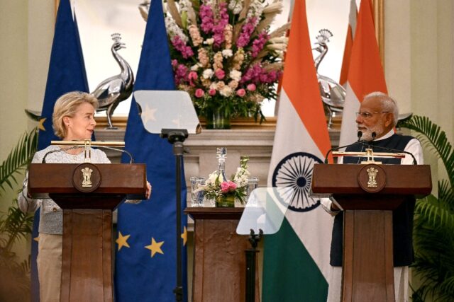 Facing challenges from China and the United States, Brussels and New Delhi have sought clo