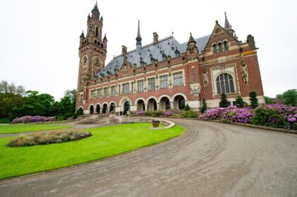 The International Court of Justice settles disputes between states