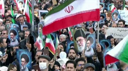 Iranian authorities sought to regain control of the streets by staging mass rallies of the