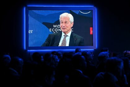 JPMorgan Chase chairman and CEO Jamie Dimon, shown here at the World Economic Forum in Dav