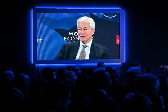 JPMorgan Chase chairman and CEO Jamie Dimon, shown here at the World Economic Forum in Dav