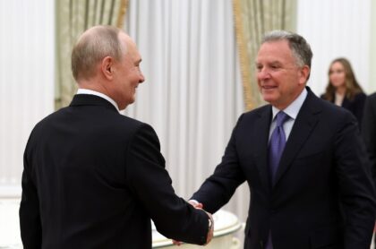The meeting marks Witkoff's seventh with Putin, according to Russian state media