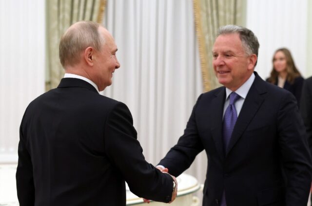 The meeting marks Witkoff's seventh with Putin, according to Russian state media