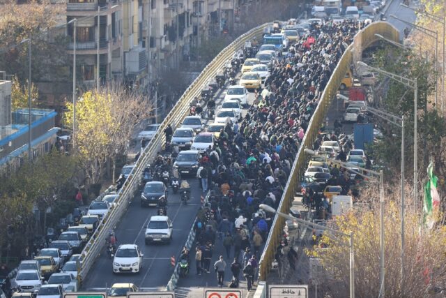 The protests in Iran were prompted by the country's dire economic conditions