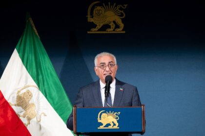 Reza Pahlavi, the US-based son of Iran's ousted shah Mohammad Reza Pahlavi, speaks du