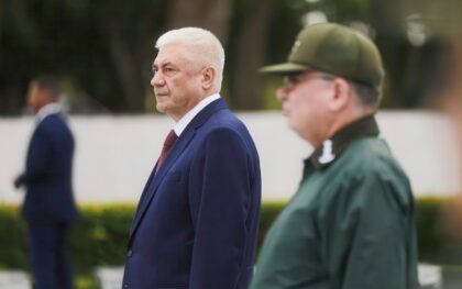 Russia's interior minister met with top leaders of ally Cuba in Havana in a show of s