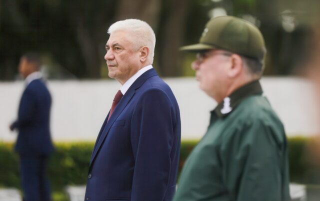 Russia's interior minister met with top leaders of ally Cuba in Havana in a show of s