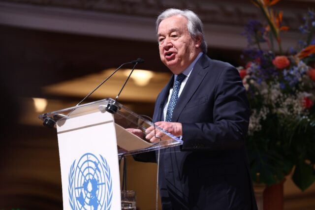 Secretary-General Antonio Guterres says the UN could run out of money soon