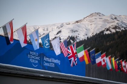 Trump is dominating the week in the Swiss ski resort, with a US delegation already on the
